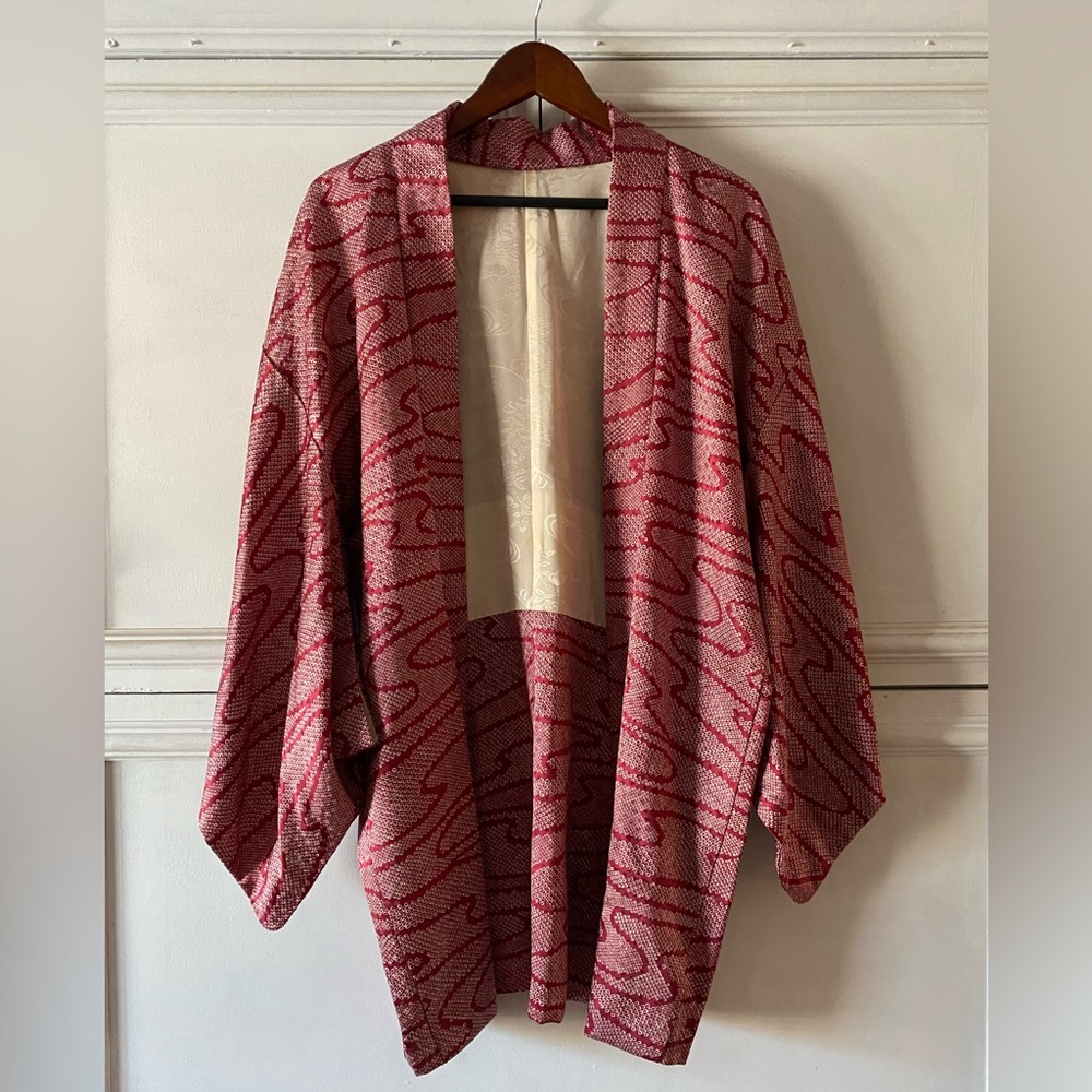 Authentic, handmade in Japan Unisex Silk Kimono
